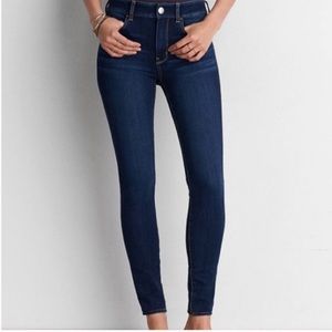 American Eagle Dark Wash Hi-Rise Jegging